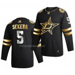Maglia Hockey Golden Edition Dallas Stars Andrej Sekera Limited Autentico 2020-21 Nero