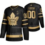 Maglia Hockey Golden Edition Toronto Maple Leafs X Ovo Personalizzate Golden Limited Edition Nero