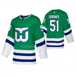 Maglia Hockey Hartford Whalers Jake Gardiner Autentico Heritage Verde