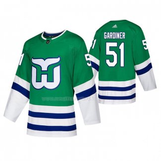 Maglia Hockey Hartford Whalers Jake Gardiner Autentico Heritage Verde