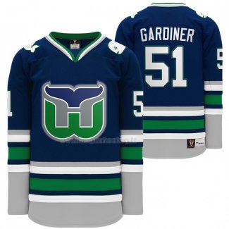 Maglia Hockey Hartford Whalers Jake Gardiner Heritage Night Throwback Blu