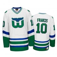 Maglia Hockey Hartford Whalers Ron Francis Heritage Throwback Bianco