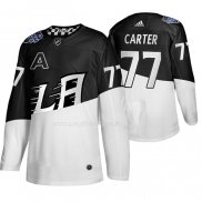 Maglia Hockey Los Angeles Kings Jeff Carter 2020 Stadium Series Bianco Nero