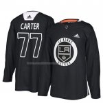Maglia Hockey Los Angeles Kings Jeff Carter New Season Practice Nero