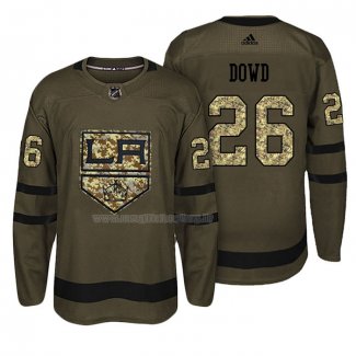 Maglia Hockey Los Angeles Kings Nic Dowd Salute To Service Verde Militare