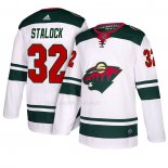 Maglia Hockey Minnesota Wild Alex Stalock Bianco 2018 Away