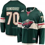 Maglia Hockey Minnesota Wild Oskar Sundqvist Home Breakaway Verde