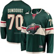 Maglia Hockey Minnesota Wild Oskar Sundqvist Home Breakaway Verde