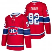 Maglia Hockey Montreal Canadiens Jonathan Drouin Autentico Home 2018 Rosso