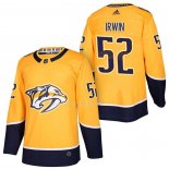 Maglia Hockey Nashville Predators Matt Irwin Autentico Home 2018 Giallo