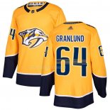 Maglia Hockey Nashville Predators Mikael Granlund Home Autentico Giallo