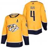 Maglia Hockey Nashville Predators Ryan Ellis Autentico Home 2018 Giallo