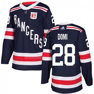 Maglia Hockey New York Rangers Tie Domi 2018 Winter Classic Blu