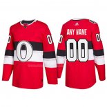 Maglia Hockey Ottawa Senators Personalizzate Autentico 2017 100 Classic Rosso