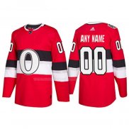 Maglia Hockey Ottawa Senators Personalizzate Autentico 2017 100 Classic Rosso