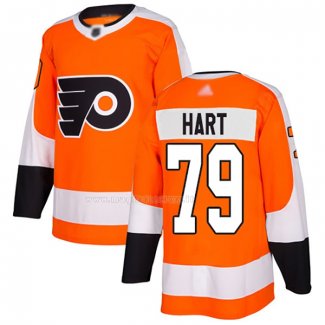 Maglia Hockey Philadelphia Flyers Carter Hart Home Autentico Arancione