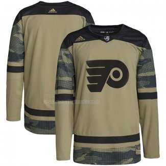 Maglia Hockey Philadelphia Flyers Military Appreciation Team Autentico Practice Camuffamento