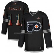 Maglia Hockey Philadelphia Flyers Travis Konecny 2020 USA Flag Nero