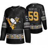 Maglia Hockey Pittsburgh Penguins Jake Guentzel Breakaway Nero
