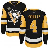 Maglia Hockey Pittsburgh Penguins Justin Schultz 50 Anniversary Home Premier Nero