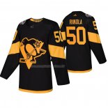 Maglia Hockey Pittsburgh Penguins Juuso Riikola Autentico 2019 Stadium Series Nero