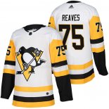 Maglia Hockey Pittsburgh Penguins Ryan Reaves Autentico Away 2018 Bianco