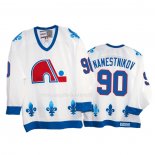 Maglia Hockey Quebec Nordiques Vladislav Namestnikov Heritage Vintage Replica 1991-95 Bianco