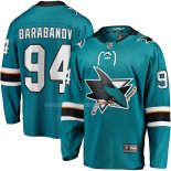 Maglia Hockey San Jose Sharks Alexander Barabanov Home Breakaway Verde