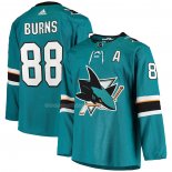 Maglia Hockey San Jose Sharks Brent Burns Home Autentico Verde