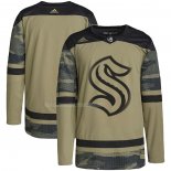 Maglia Hockey Seattle Kraken Military Appreciation Team Autentico Practice Camuffamento