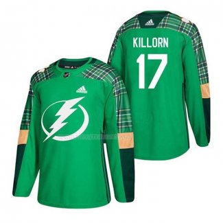 Maglia Hockey Tampa Bay Lightning Alex Killorn 2018 Dia de San Patricio Verde