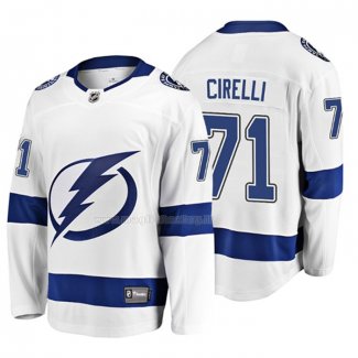 Maglia Hockey Tampa Bay Lightning Anthony Cirelli 2019 Away Breakaway Bianco