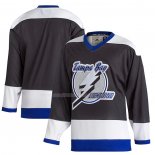 Maglia Hockey Tampa Bay Lightning Classics Autentico Blank Nero