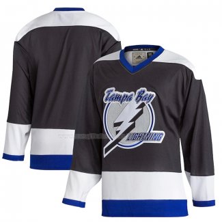 Maglia Hockey Tampa Bay Lightning Classics Autentico Blank Nero