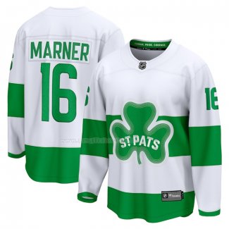 Maglia Hockey Toronto Maple Leafs Mitch Marner St. Patricks Alternato Premier Breakaway Bianco