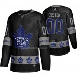 Maglia Hockey Toronto Maple Leafs Personalizzate Breakaway Nero