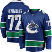 Maglia Hockey Vancouver Canucks Anthony Beauvillier Home Breakaway Blu