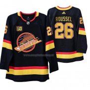 Maglia Hockey Vancouver Canucks Antoine Roussel 50 Anniversario 90's Flying Skate Nero