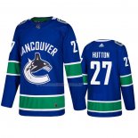 Maglia Hockey Vancouver Canucks Ben Hutton Home Blu