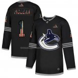 Maglia Hockey Vancouver Canucks Mclean 2020 USA Flag Nero2