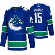 Maglia Hockey Vancouver Canucks Ryan Spooner Home Autentico Blu