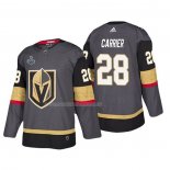 Maglia Hockey Vegas Golden Knights William Carrier Bound Patch 2018 Stanley Cup Final Gris