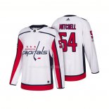 Maglia Hockey Washington Capitals Mason Mitchell Centennial Patch 2018 Bianco