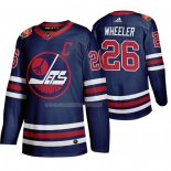 Maglia Hockey Winnipeg Jets Blake Wheeler Heritage Classic 2019-20 Blu