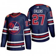 Maglia Hockey Winnipeg Jets Nikolaj Ehlers Heritage Classic 2019-20 Blu