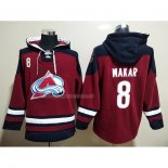 Felpa con Cappuccio Colorado Avalanche Cale Makar Rosso