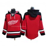 Felpa con Cappuccio Detroit Red Wings Rosso