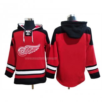Felpa con Cappuccio Detroit Red Wings Rosso