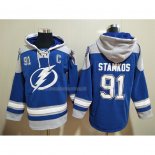 Felpa con Cappuccio Tampa Bay Lightning Steven Stamkos Blu
