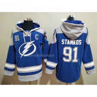 Felpa con Cappuccio Tampa Bay Lightning Steven Stamkos Blu